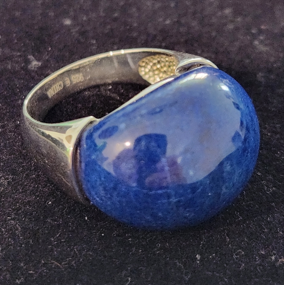 Four Beautiful Stone Rings In 925 Silver! All Size 11! Color Collection! - Picture 2 of 9